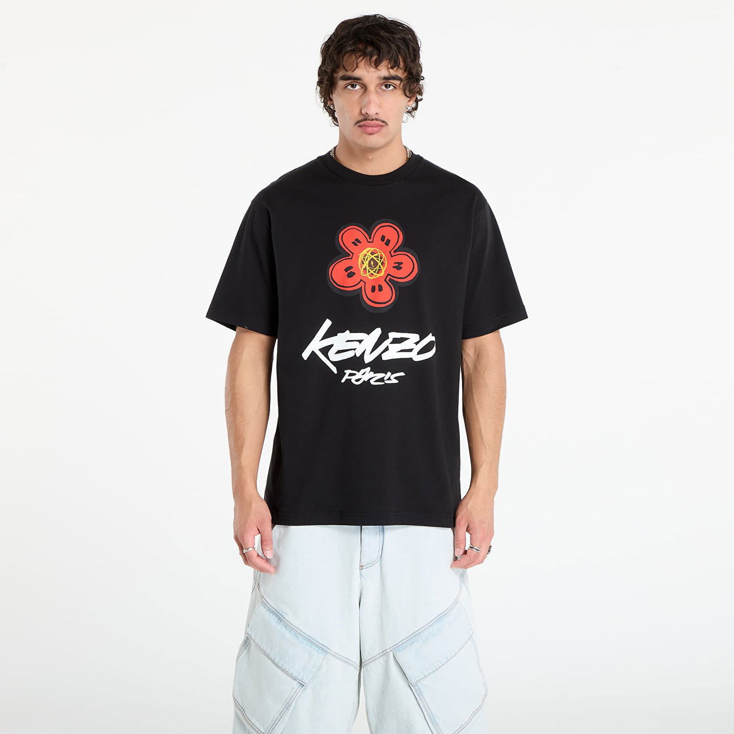 Majica kratkih rukava KENZO KENZO x FUTURA 2000 T-Shirt Crna | FF65TS2654SG.99J, 0