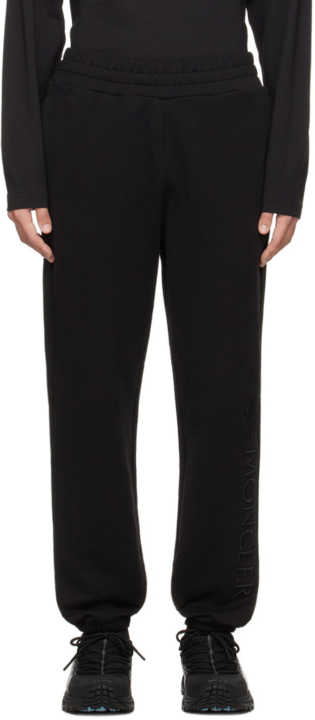 Trenirka Moncler Embroidered Sweatpants Crna | J10918H0000289ADW