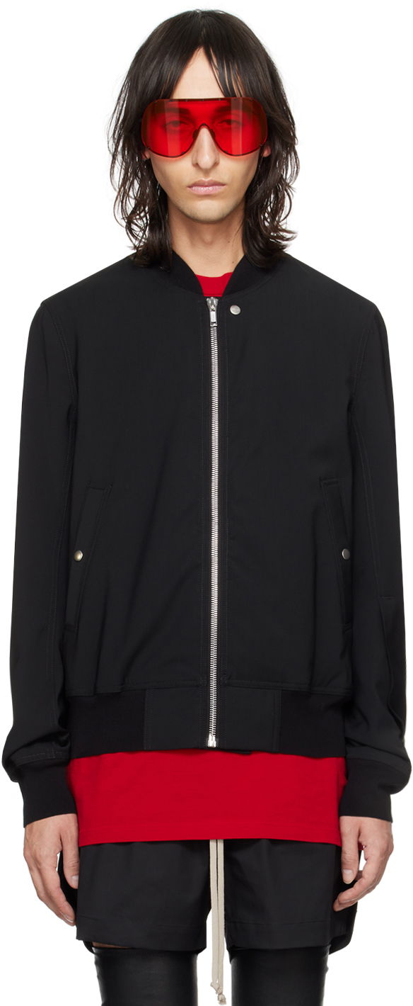 Bomber jakna Rick Owens Classic Flight Bomber Jacket Crna | RU01D3782 WL