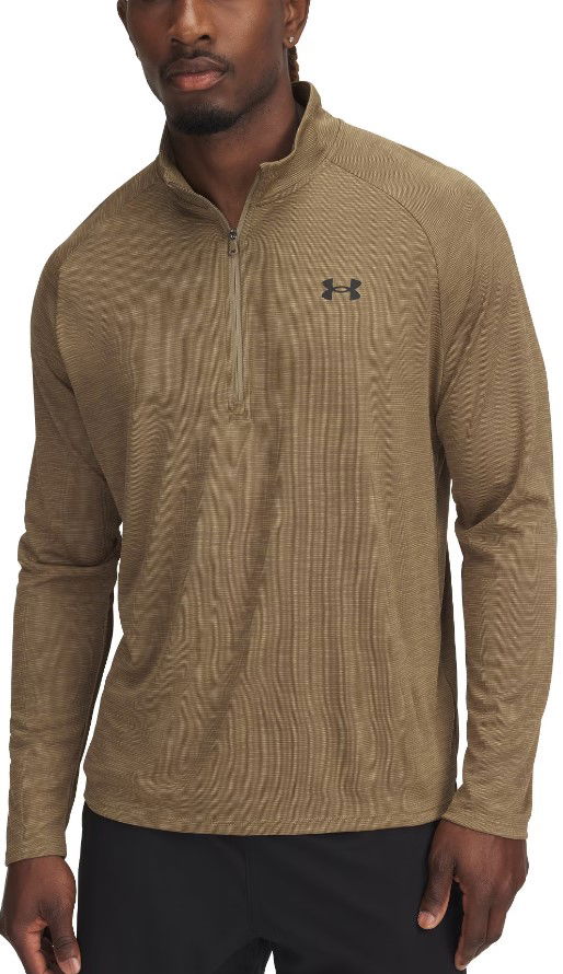 Dukserice Under Armour UA Tech Textured 1/2 Zip Top Zelena | 1382797-251