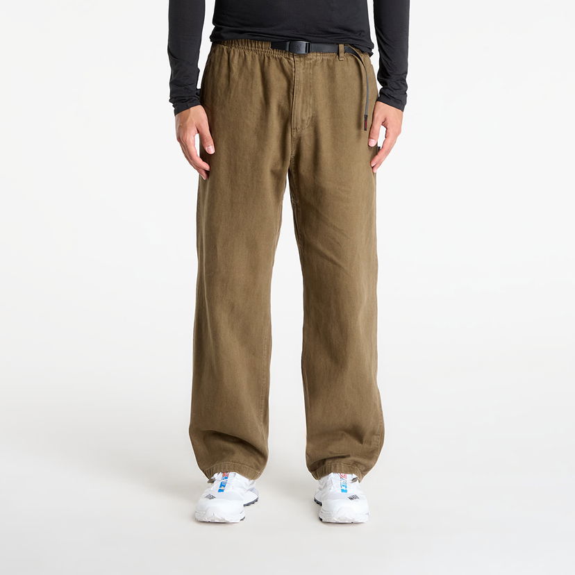 Hlače GRAMICCI Gramicci Hemp Straight Fit Pants Smeđa | G5FM-P140 SEAFOAM