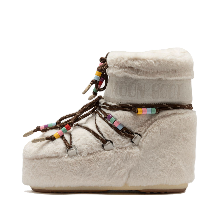Tenisice i cipele Moon Boot Faux Fur Beads Boots Bež | 80D1409470-L002