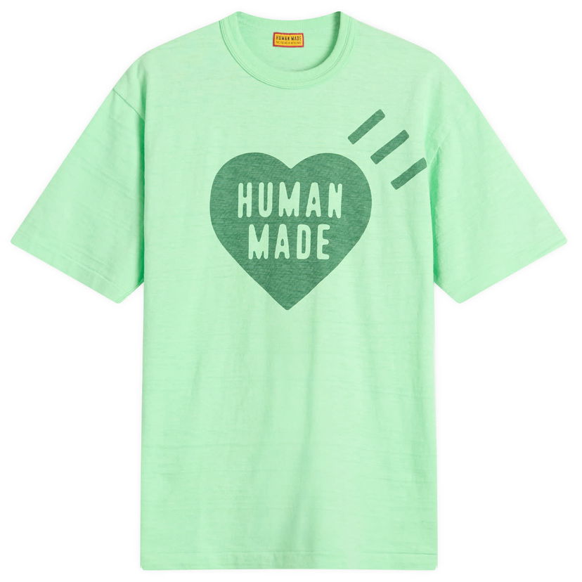 Majica kratkih rukava Human Made Human Made Garment Dyed Heart T-Shirt, Size Large Zelena | HM29CS033-GRN