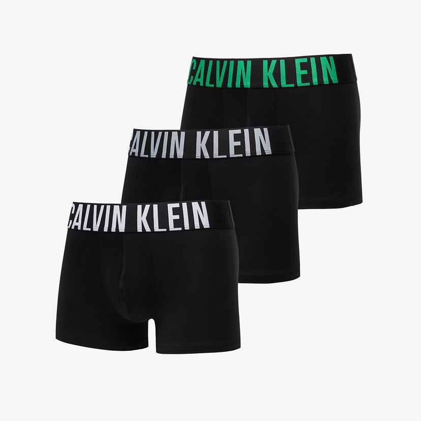 Bokserice CALVIN KLEIN Intense Power Microfiber Stretch Trunk 3-Pack Black Crna | 000NB3775A VPA