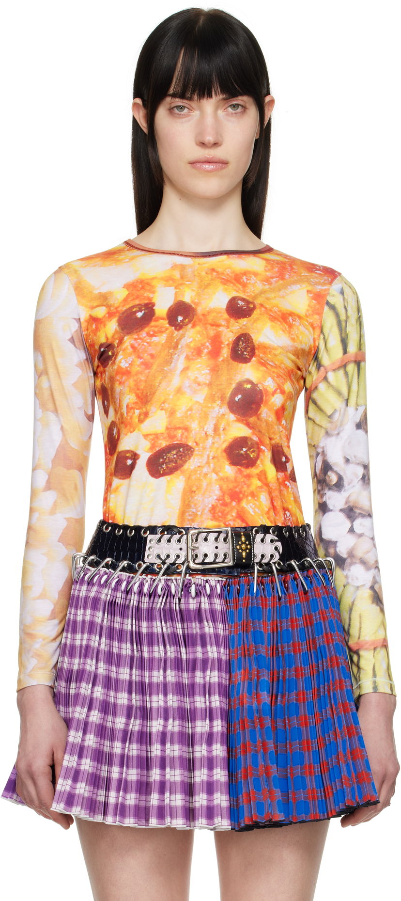 Majica kratkih rukava Chopova Lowena Chopova Lowena 'Dinner's Served' Fitted Jersey T-Shirt Višebojno | 2306