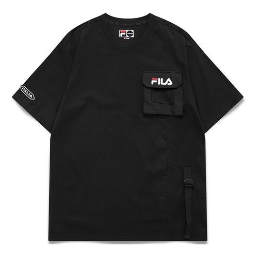Majica kratkih rukava FILA Fusion Multiple Pockets Short Sleeve T-Shirt Crna | T11M123106F-BK