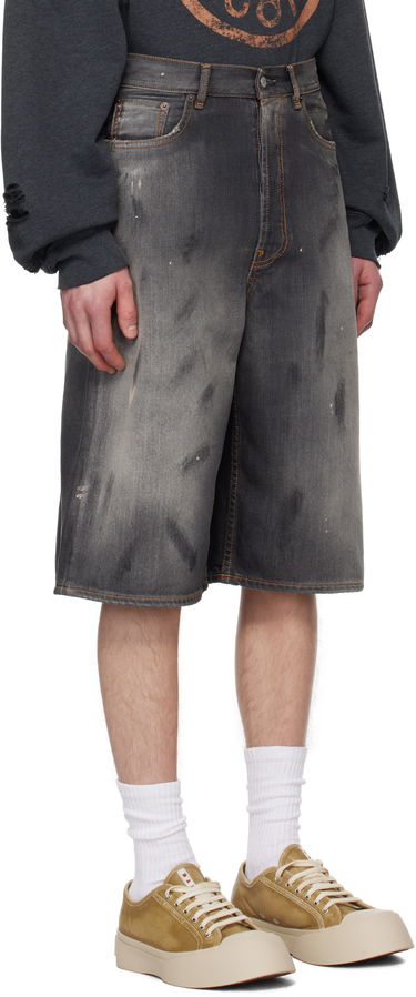 Kratke hlače Acne Studios Acne Studios Loose Fit Denim Shorts Siva | BE0173-, 1
