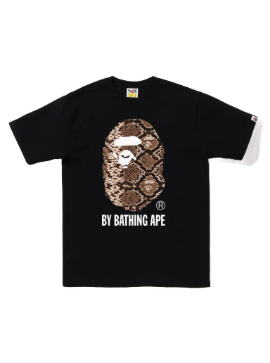 Majica kratkih rukava BAPE Snake By Bathing Ape Tee Crna | 1I80-110-036