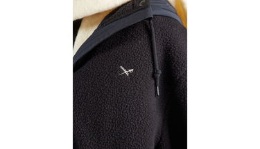Jakna Irie Daily Arctik Hooded Fleece Long Jacket Tamnoplava | 965D111-700, 3