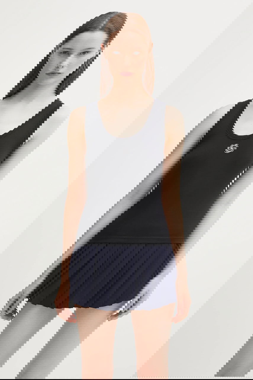 Majica bez rukava Sporty & Rich Sporty & Rich Shrwc Baby Rib Tank Crna | TO081600305BA01, 0