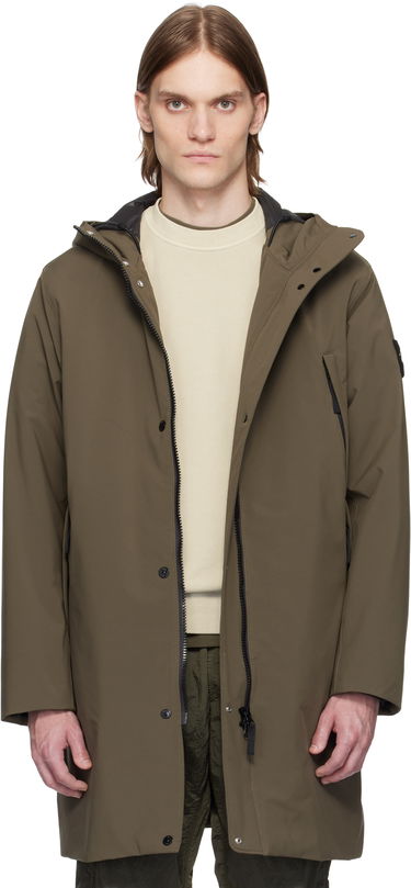 Kabanica Stone Island Stone Island Soft Shell-R E.Dye Technology Coat Zelena | K1S15 7100001 S0A27, 0