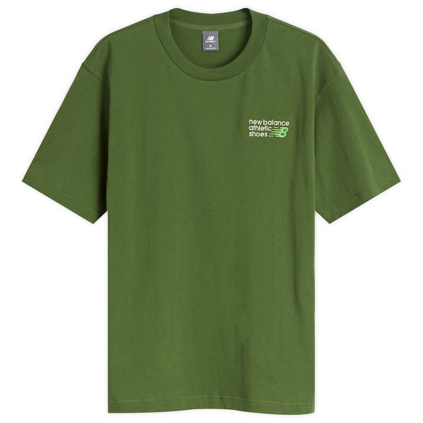 Majica kratkih rukava New Balance Athletics Premium Logo T-Shirt Zelena | MT41908-DAE