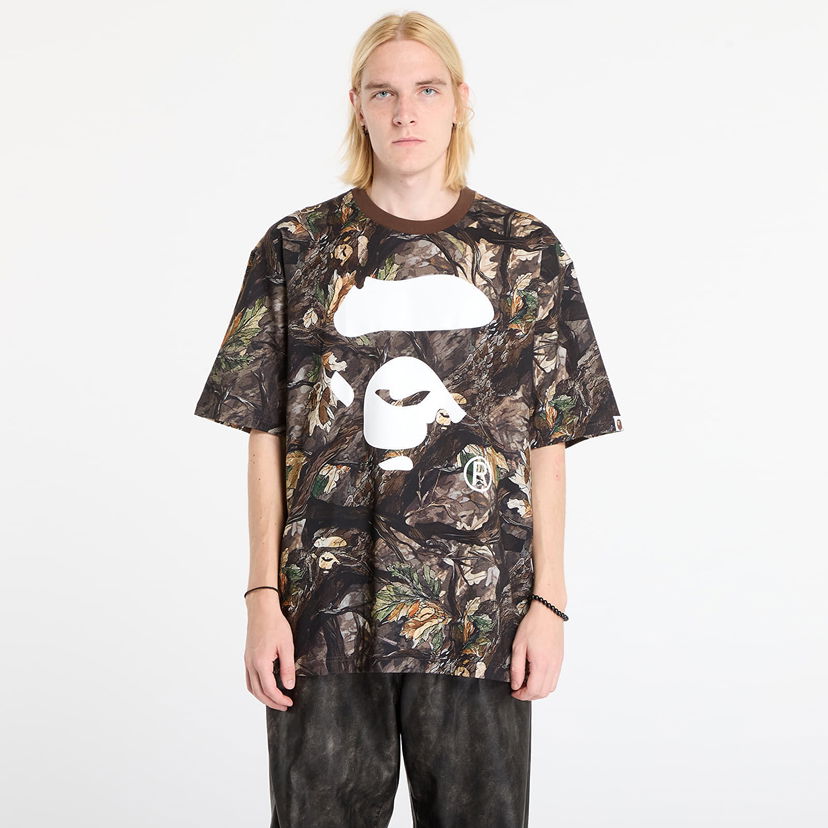 Majica kratkih rukava BAPE Tree Edge Camo Ape Face Relaxed Fit T-Shirt Višebojno | 001CSL801012MBRW