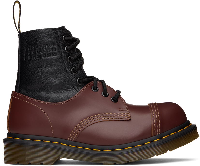 Tenisice i cipele Maison Margiela MM6 Maison Margiela x Dr. Martens 1460 Twist ST Boots Crvena | SH3WU0008 P8029