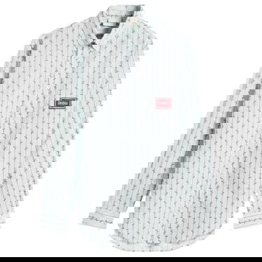 Košulja Drôle de Monsieur Drole De Monsieur Floral Stripe Logo Shirt Plava | I-SH240-CO166-LBE, 0