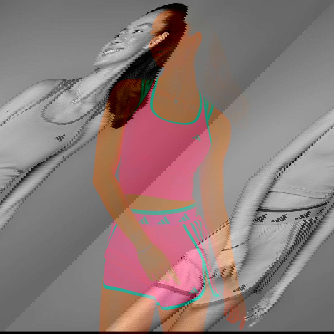 Kratke hlače adidas Performance Hyperglam Color Pop Tank Top Ružičasta | JE8810, 0