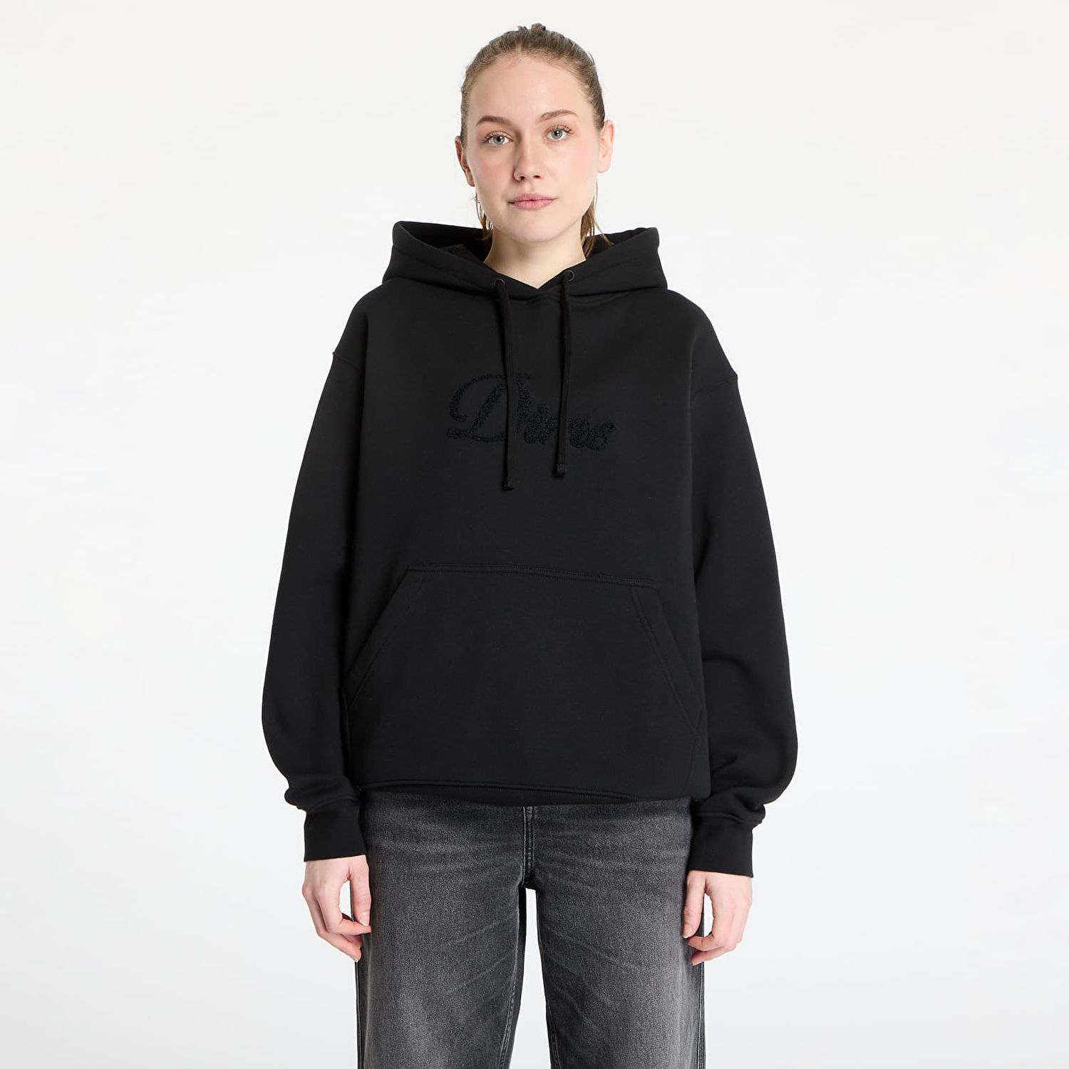 Dukserice Dime DIME Cursive Logo Hoodie Crna | DIMEHO2449BLK, 1