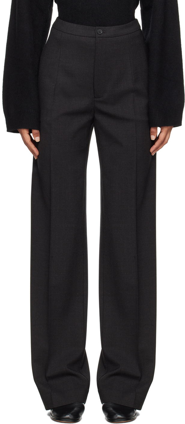 Hlače Loulou de Saison Loulou de Saison Vys Trousers Crna | VYS