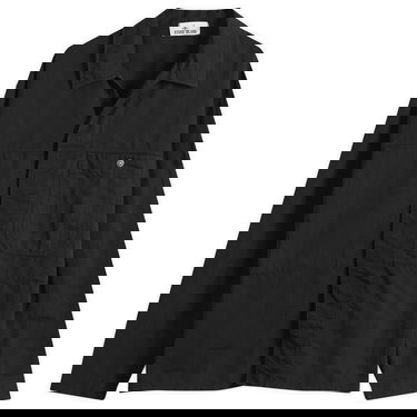 Jakna Stone Island Naslan-TC Corrosion Treatment Shirt Jacket Crna | K2S151200026-V0029, 1