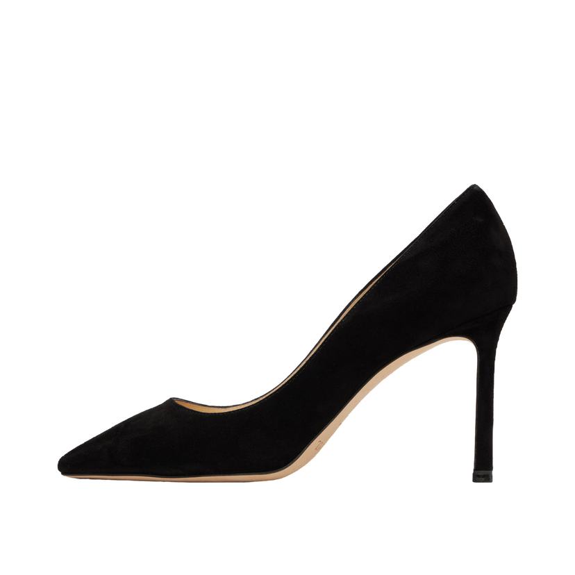 Tenisice i cipele Jimmy Choo Jimmy Choo Romy 85 Suede Heels Crna | ROMY 85 SUEDE