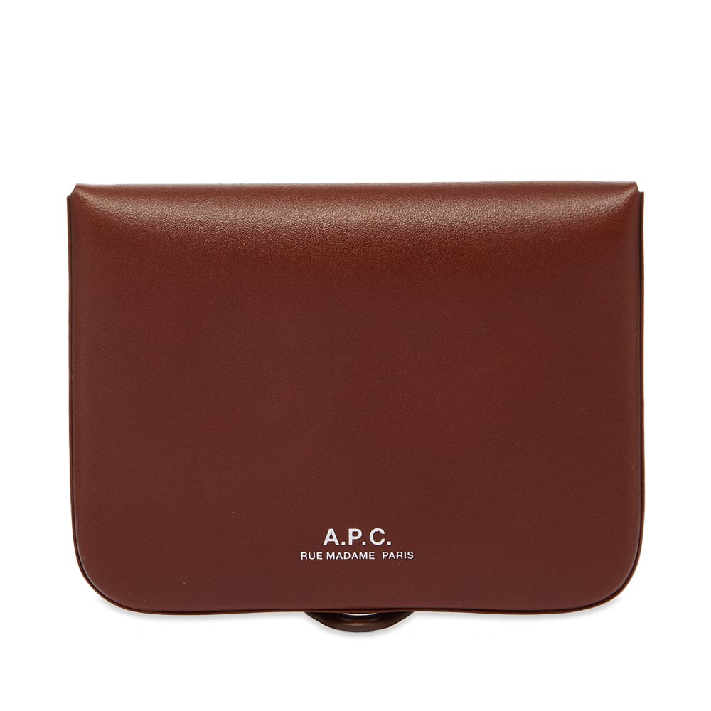 Novčanik A.P.C. Josh Wallet Tamnocrvena | PXAWV-H63176-CAD, 0