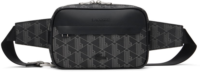 Torba oko struka Lacoste 'The Blend Monogram' Bag Crna | NH4004LX