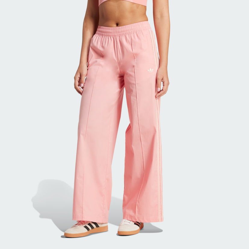 Hlače adidas Originals adidas Originals Summer Glow Wide Leg Pants Ružičasta | KC0676