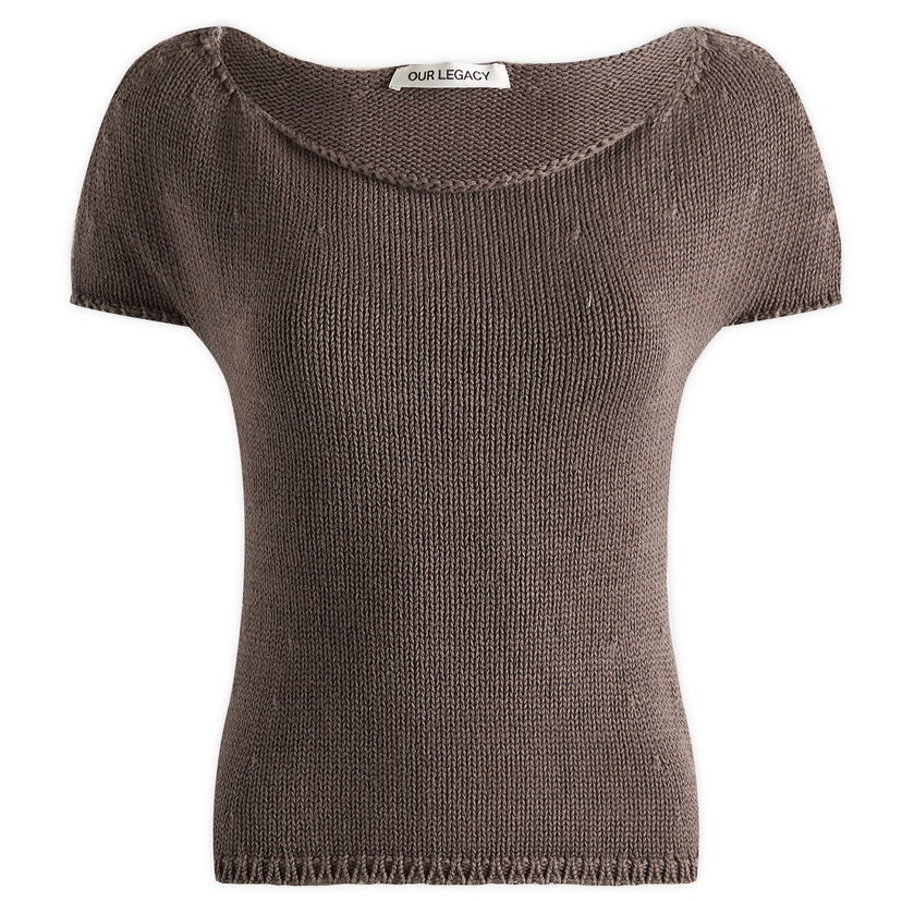 Džemper OUR LEGACY Our Legacy Women's Knitted Tank Top Smeđa | W2253SW