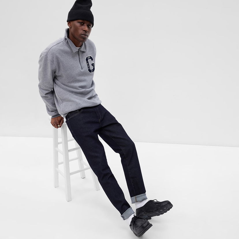 Jeans GAP Denim Pants Skinny Resin Rinse 063 Crna | 819578-00