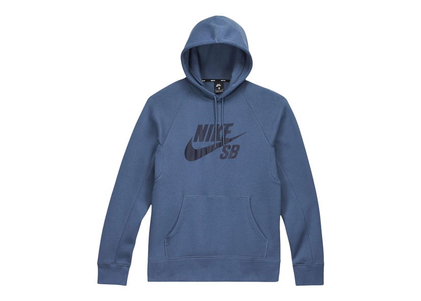 Dukserice Nike SB Icon Pullover Skate Hoodie Blue Plava | AQ9565-418