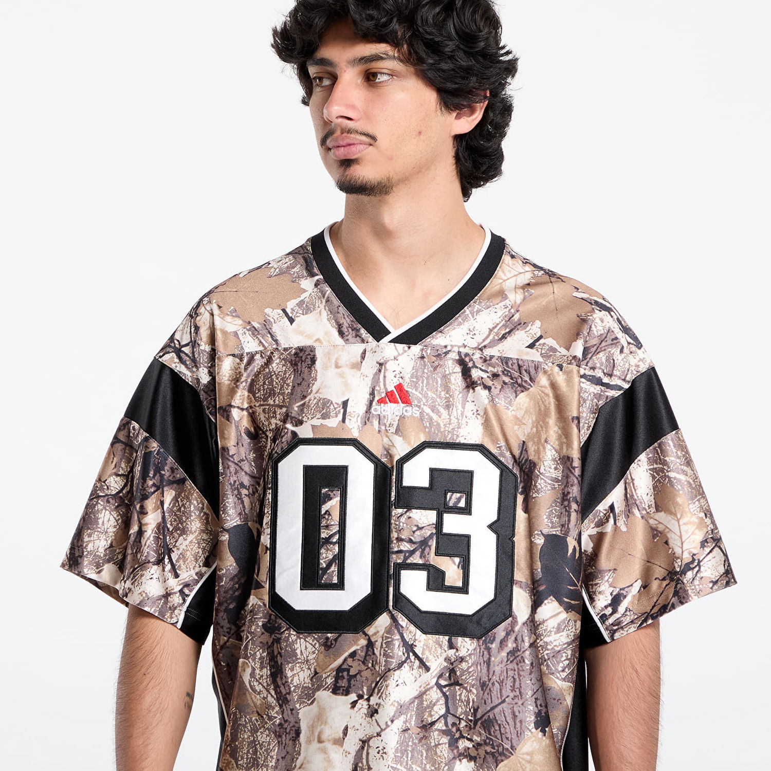Dres adidas Originals adidas Originals Camo Football Jersey Bež | KD6250, 1