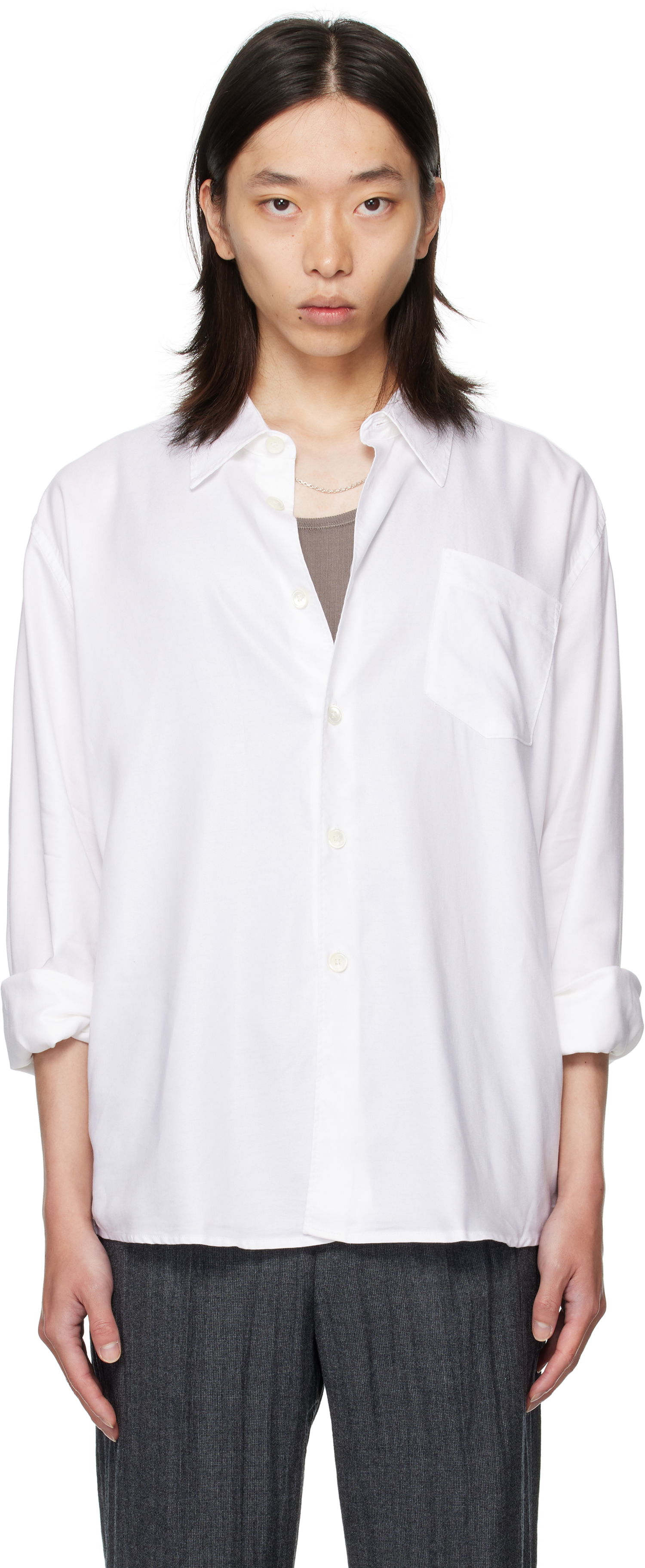 Košulja OUR LEGACY Our Legacy Beyond Button-Up Shirt Bijela | M4252BSW, 0