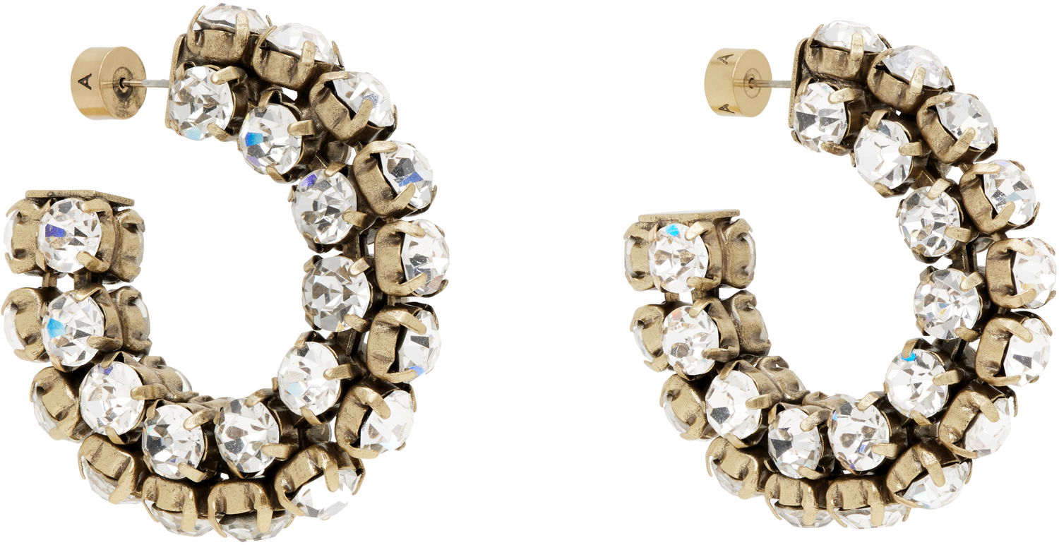 Naušnice Area AREA Small Crystal Hoop Earrings Metalik | 0000JW0015OT02, 1