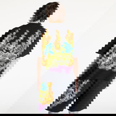 Majica kratkih rukava Marcelo Burlon Marcelo Burlon County Flame Boxy T-Shirt Crna | CMAA05AS25JER0071025, 4