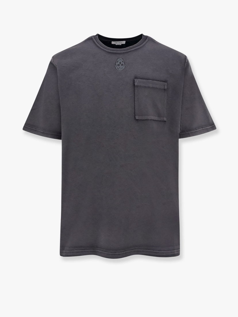 Majica kratkih rukava Alexander McQueen Alexander McQueen Men's Pocket T-Shirt Siva | 815068QTAC60548