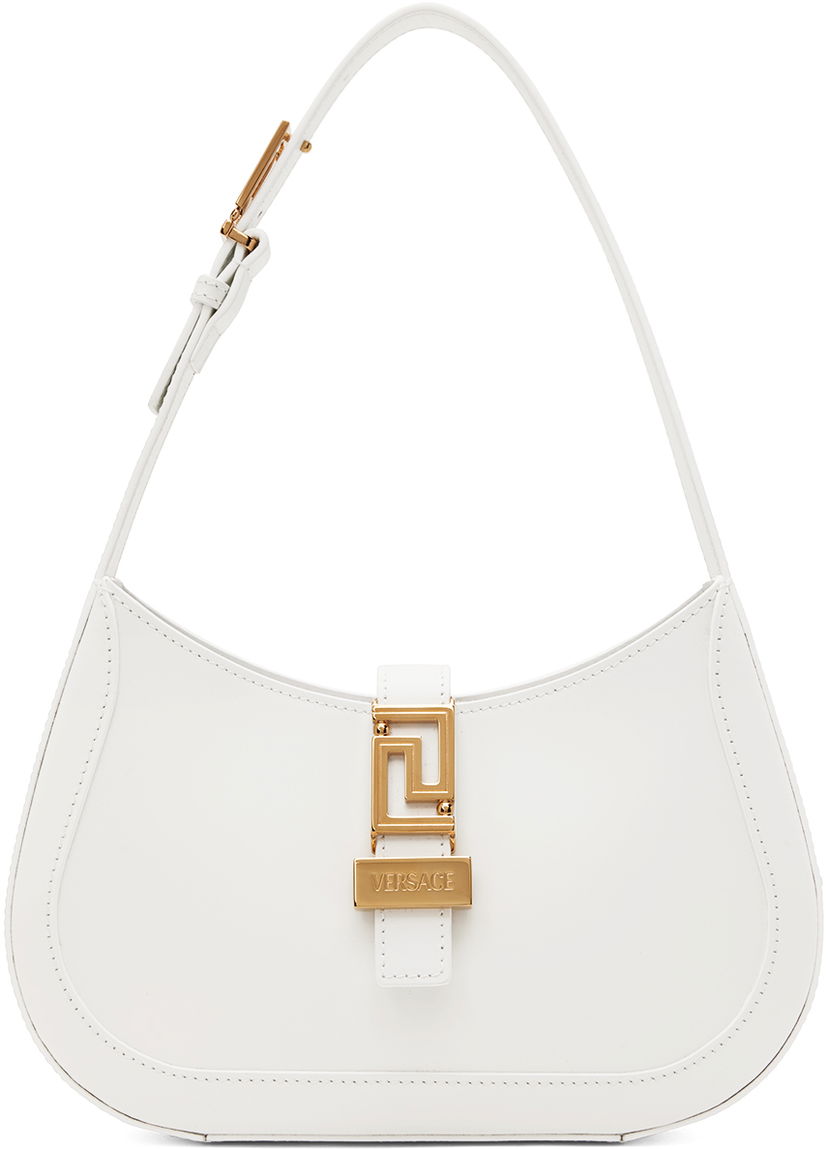 Torba za rame Versace Greca Goddess Small Bag Bijela | 1013167_1A05134_1W00V