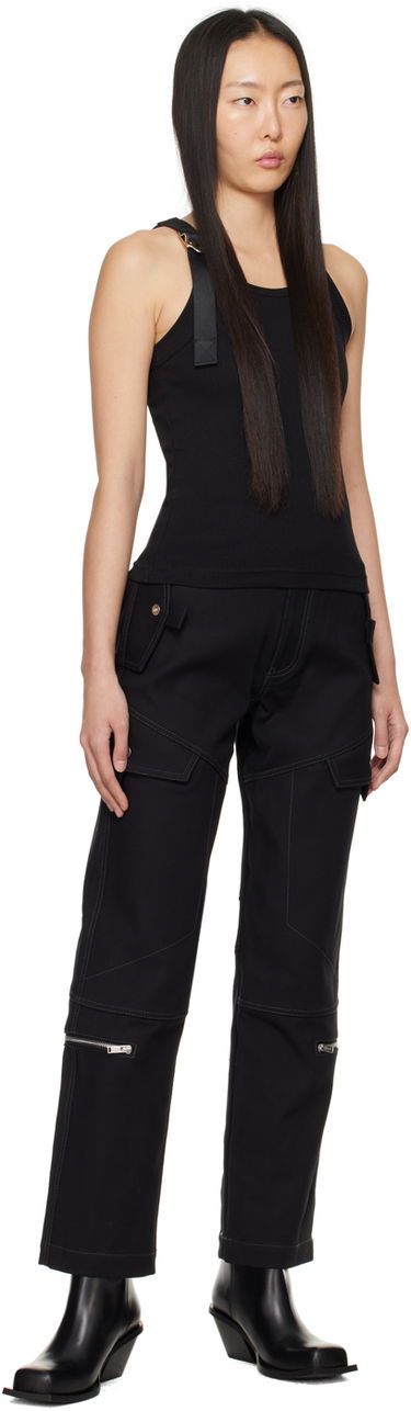 Majica bez rukava Dion Lee Dion Lee Safety Slider Tank Top Crna | C3086PS24, 3