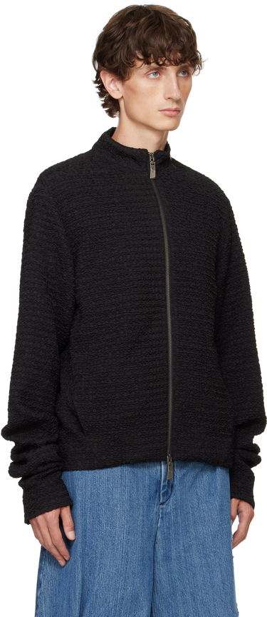 Dukserice ADER ERROR Ruga Product. 14 Black Zip-Up Jacket Crna | BN01FWJK0114BK, 1