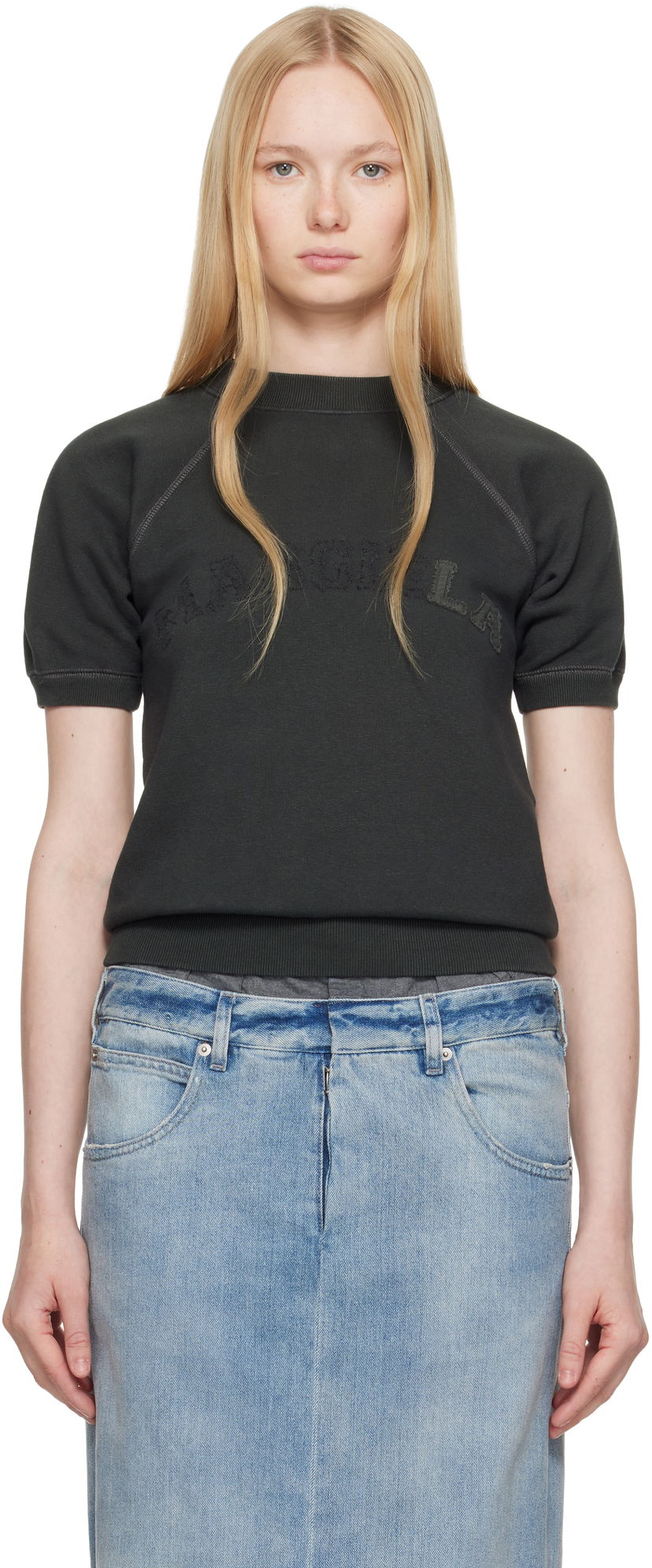 Džemper Maison Margiela Maison Margiela Short Sleeve Sweatshirt Siva | S51GU0136 M25016