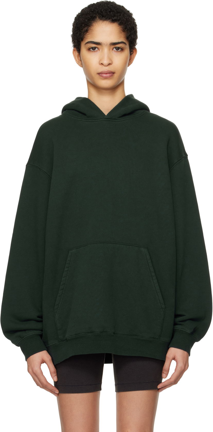 Dukserice SKIMS SKIMS Vintage Fleece Oversized Hoodie Zelena | PL-PLO-6558W