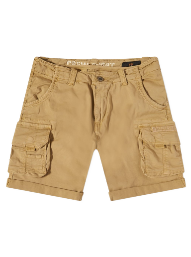 Kratke hlače Alpha Industries Crew Short Sand Smeđa | 176203-14
