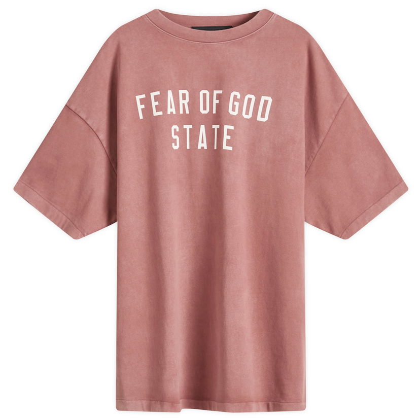 Majica kratkih rukava Fear of God Heavy Crewneck T-Shirt Ružičasta | 125BT242006F