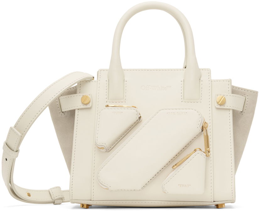 Ručna torbica Off-White Off-White Small City Bag Bijela | OWNA207S23LEA0010400