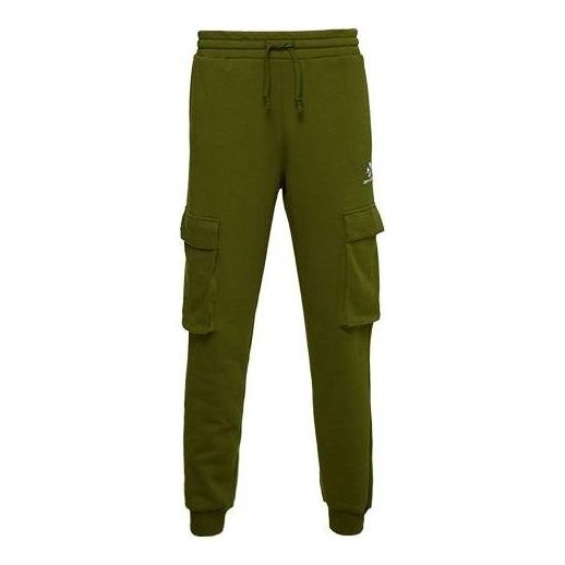 Cargo hlače Converse Star Chevron Embroidered Cargo Pants Zelena | 10017878-A02
