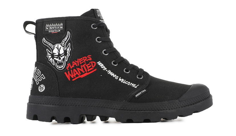 Tenisice i cipele Palladium Pampa Hellfire Stranger Things Boots Crna | 74496-001-M