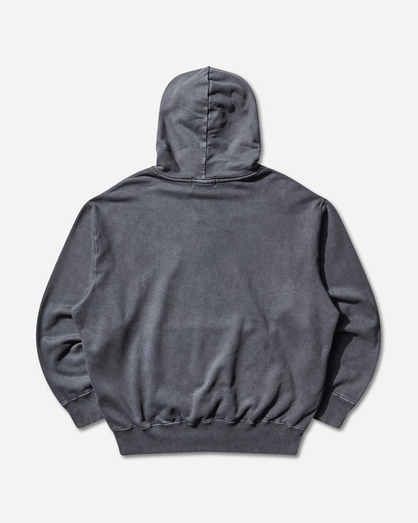 Dukserice BAPE Garment Dye College Pullover Hoodie Siva | 1L80114304 CHARCOAL