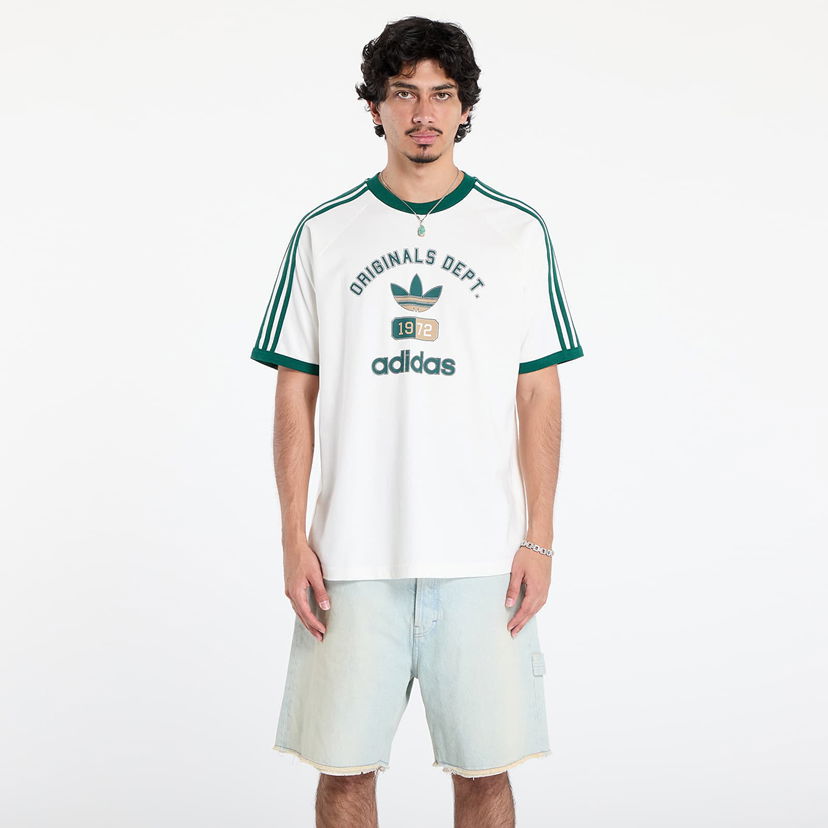 Majica kratkih rukava adidas Originals 3-Stripes Originals Dept. Graphic Tee Bijela | KD6266