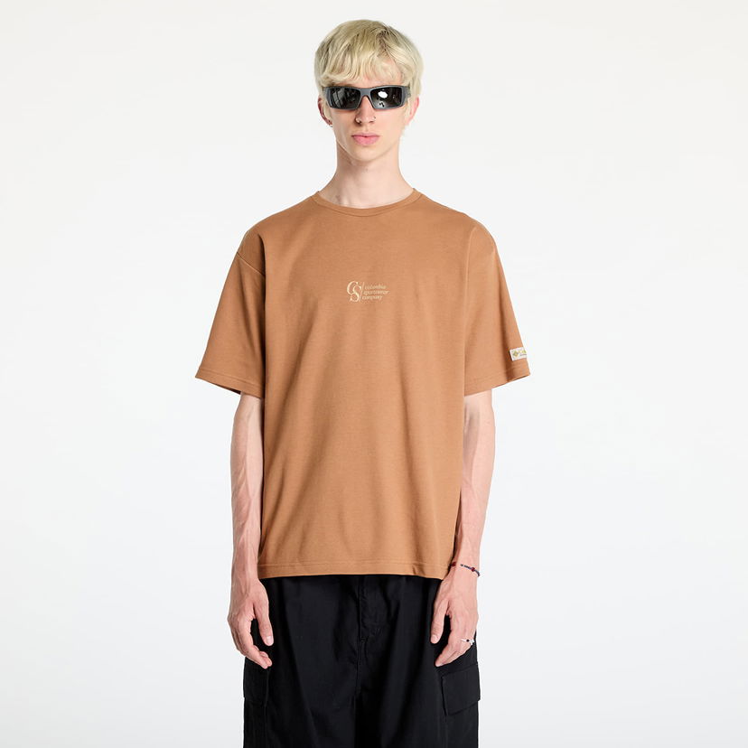 Majica kratkih rukava Columbia CSC™ Heritage Graphic Tee Camel Brown Bež | 2090871224