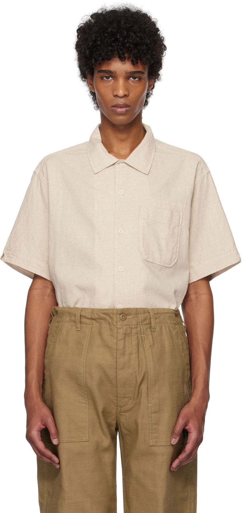 Košulja Engineered Garments Engineered Garments Camp Shirt Bež | 25S1A004