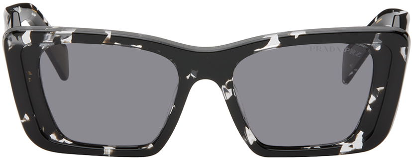 Sunčane naočale Prada Tortoiseshell Square Sunglasses Crna | 0PR 08YS 8056262085301